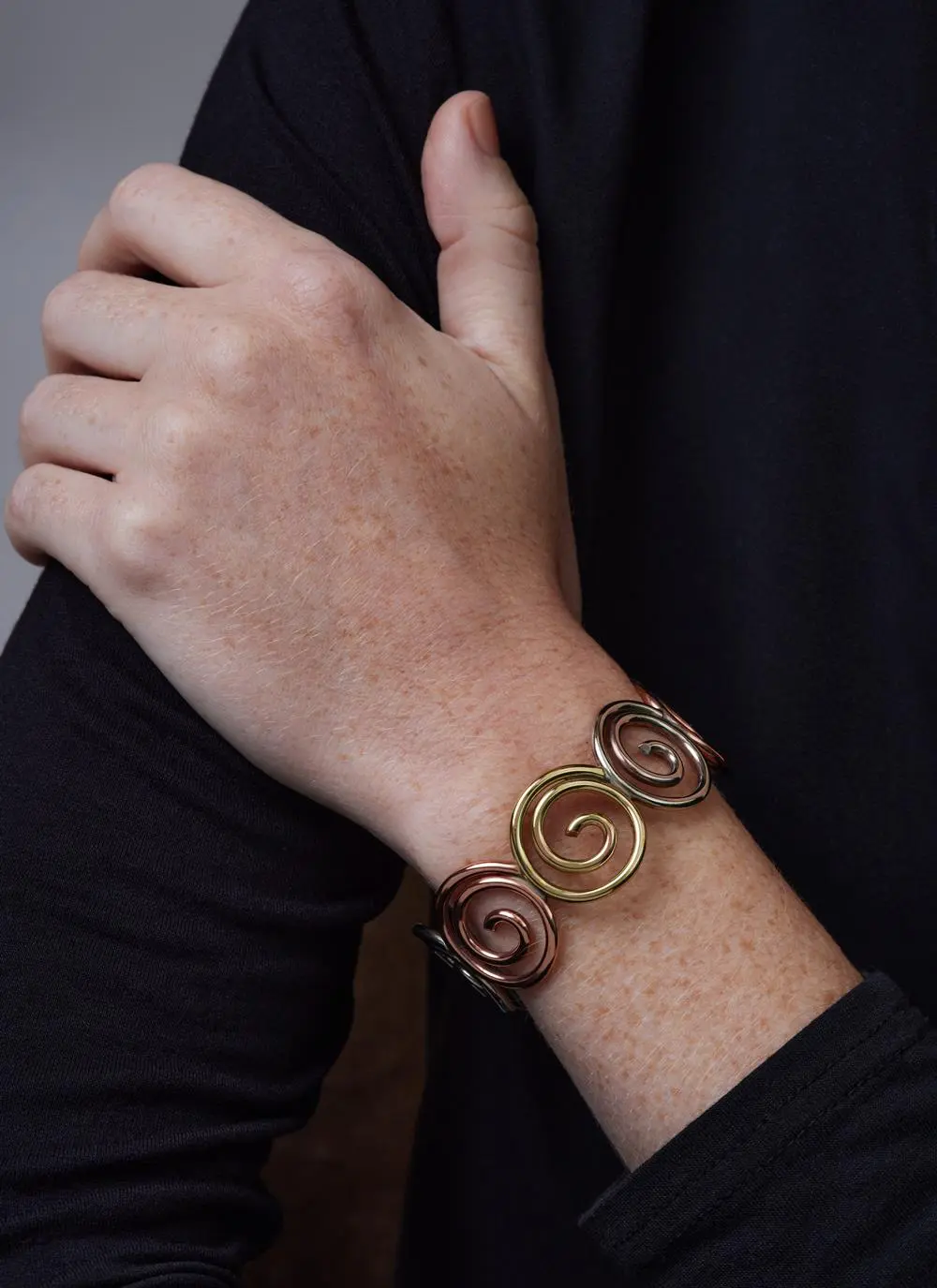 Model wearing Summer Sun Bangle